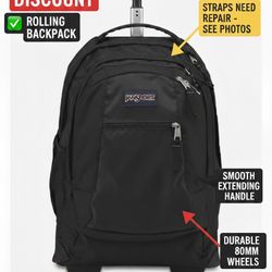 🔥 STEAL: $150 JanSport Rolling Bag - Massive Discount! 🔥
