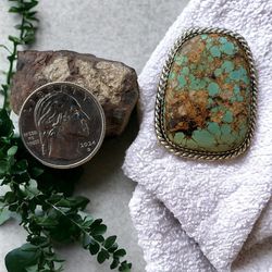 Huge Magnificent Royston Turquoise Ring (Adjustable)
