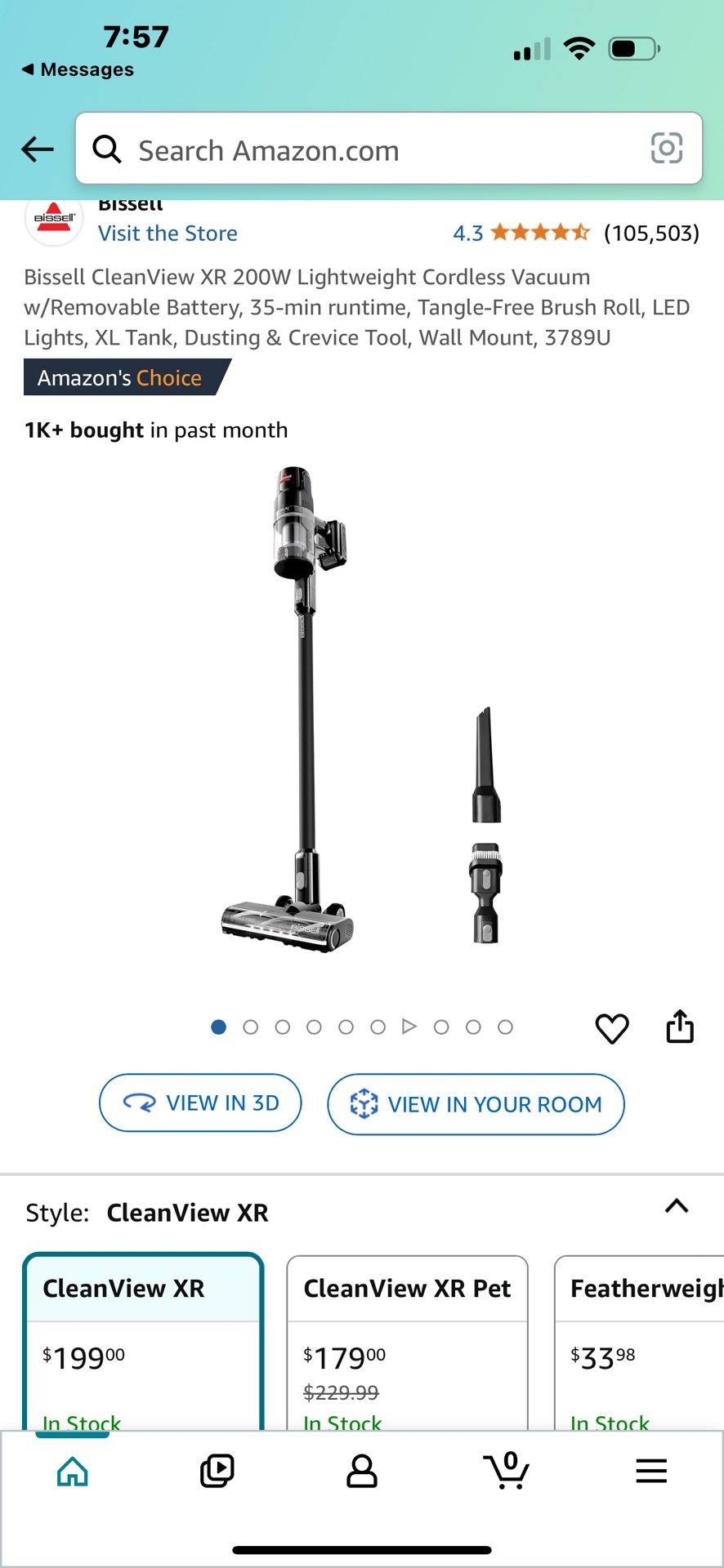 Bissel Vacuum $200 On Amazon