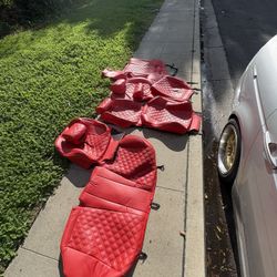 Acura TL 2004-2008 Endless Rpm Diamond Stitch Seat Covers Good Condition 320$