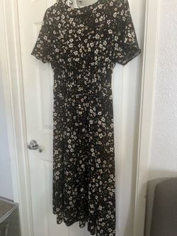Black Floral Dress
