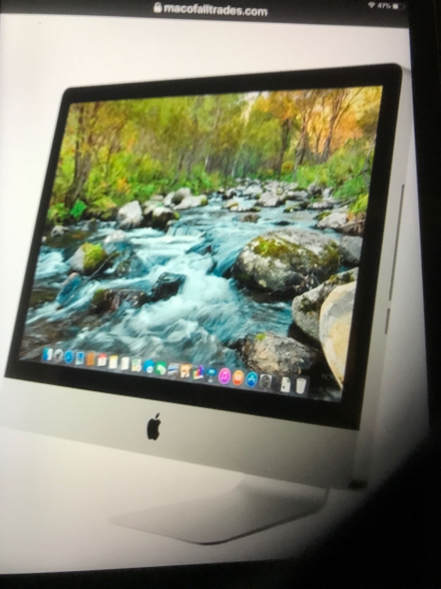 Apple I Mac #A-1419 /27 inch mint cond 2013