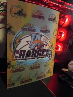 Los Angeles Chargers 3D poster