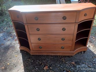 Wood Secretary Desk/Dresser