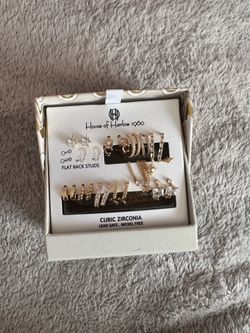 House of Harlow earrings