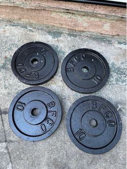 Pesas plate 10 lbs each