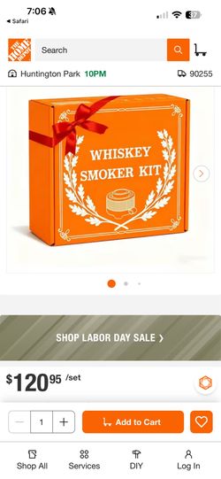 Electric Whiskey Smoker Kit with Adjustable Smoke Control (0–60s), Cocktail Smoker Kit with 6 Wood Chips, Black