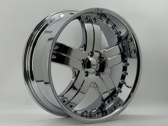 22" DVINCI WHEELS STYLE HAVOC 22X9.5 ET 15  CHROME Finish     5 lug  5X115  #183