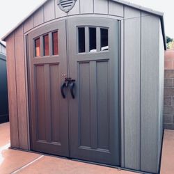 Lifetime 8 ft. x 7.5 ft. Outdoor Storage Shed