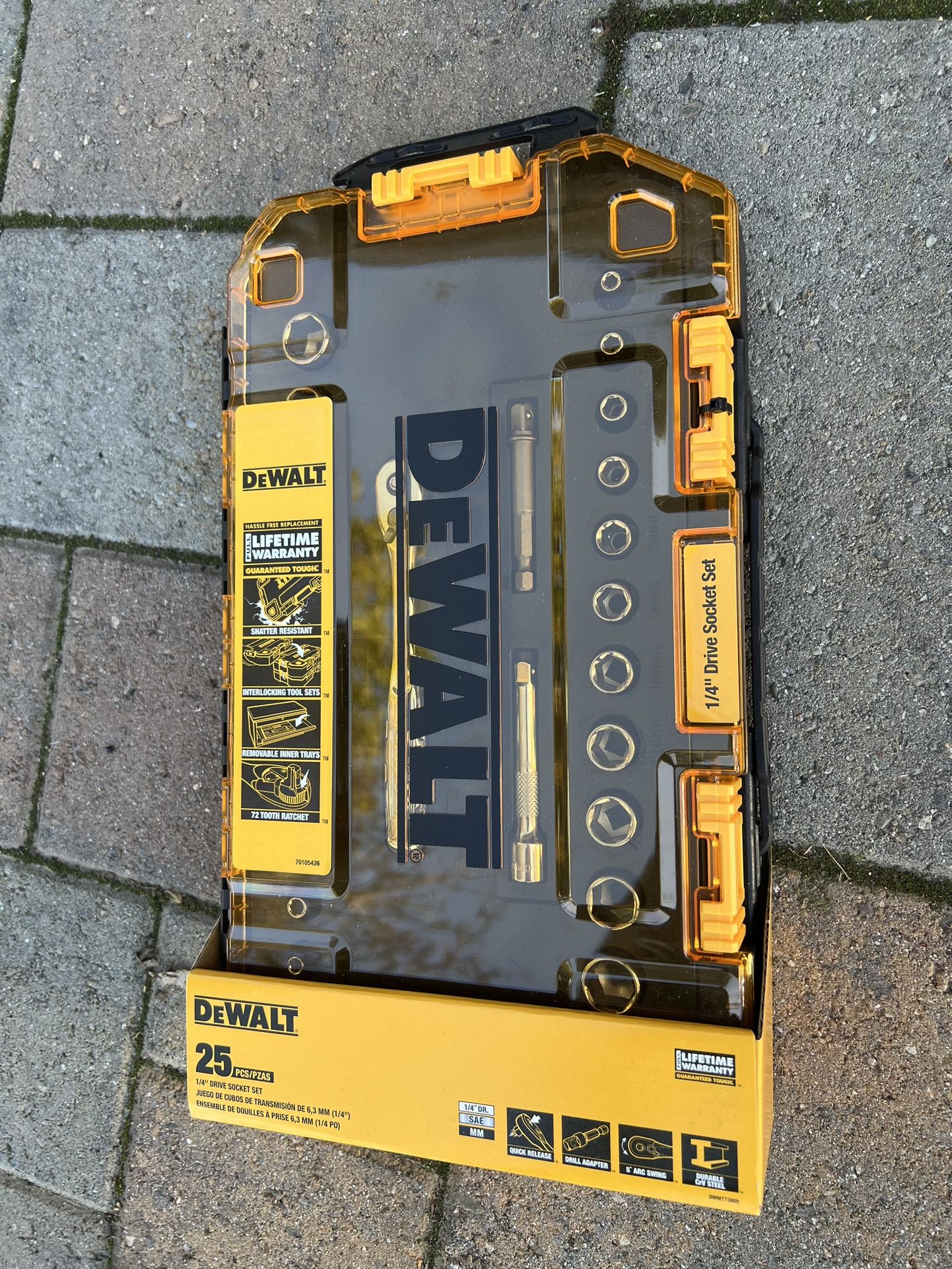 Dewalt 1/4” Drive Socket Set