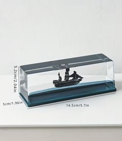 Pirate Ship Fluid Drift Bottle