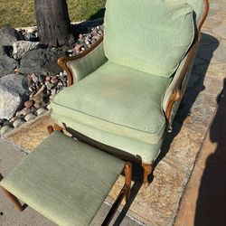 Free chair and foot stool