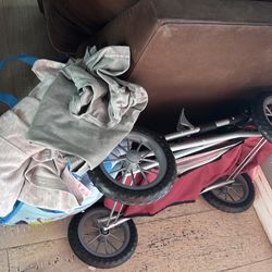 Doll house bag of girl stuff doll stroller