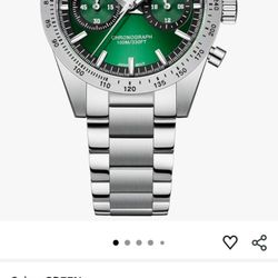 HaiQin Pagani Design Fashion Men's Chronograph Watches Japanese VK64 Quartz Movement Full Stainless Steel 100M Waterproof Wide Arrow Hands Luminous Re