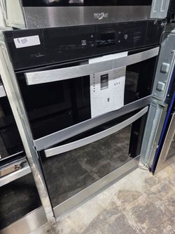 30" WHIRLPOOL MICROWAVE OVEN COMBO STAINLESS STEEL