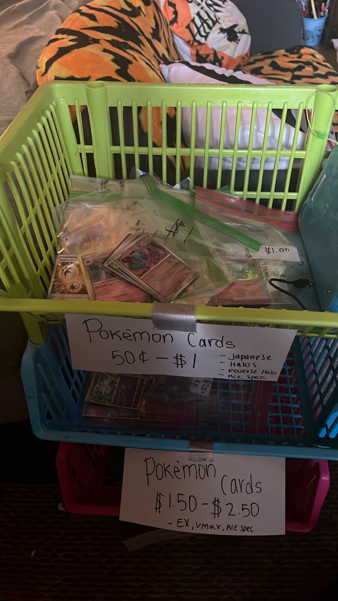 Pokemon Cards .50 Cents And Up