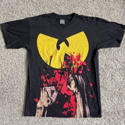 🔴Wu-Tang Shirt Size Small Bloody Fists Rock Smith Collab Rza Gza