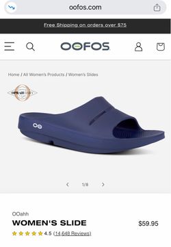 Oofos Womens Slide Sandal size 5