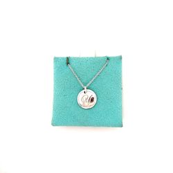 T&Co. 925 Initial Y Discs Necklace