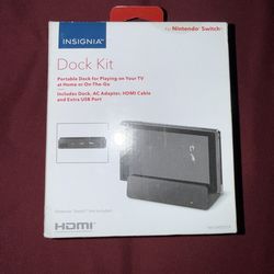 Nintendo Switch Dock Kit New in Box Insignia
