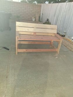 New Patio Bench