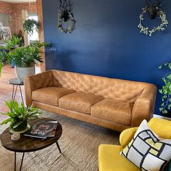 Leather couch