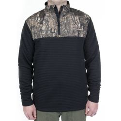 Realtree Men's 1/4 Zip Hunting Pullover Jacket Size: Large