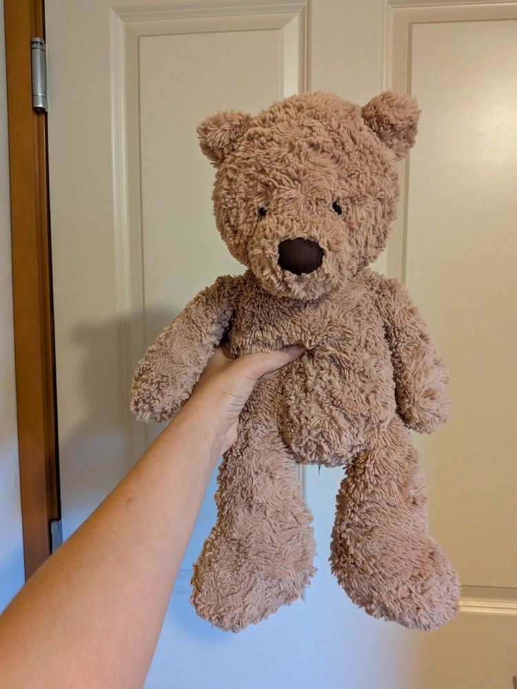 Jellycat Bumbly Bear Medium Brown Teddy Stuffed Plush 17” 