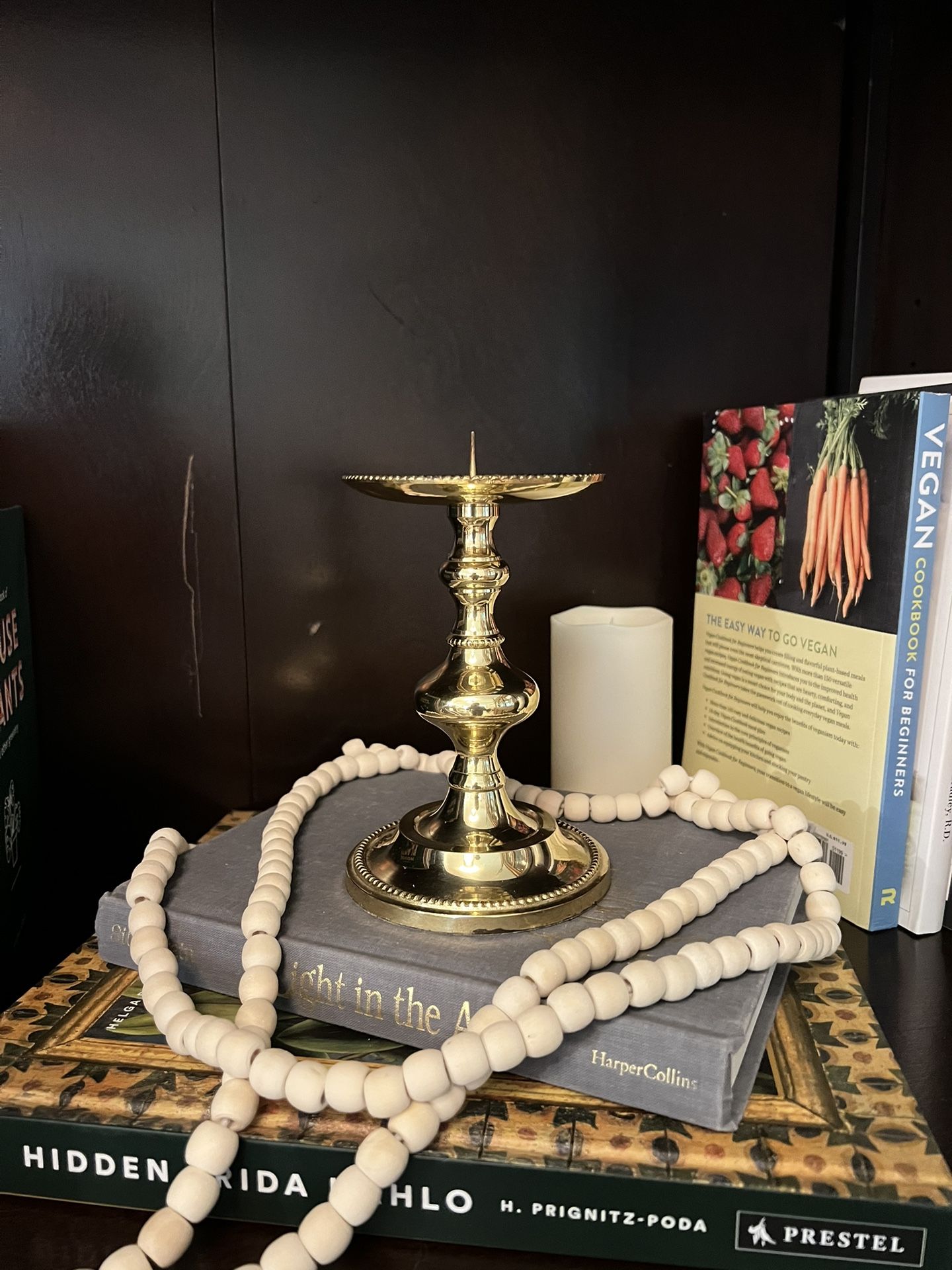 Gold Plated Candlestick 