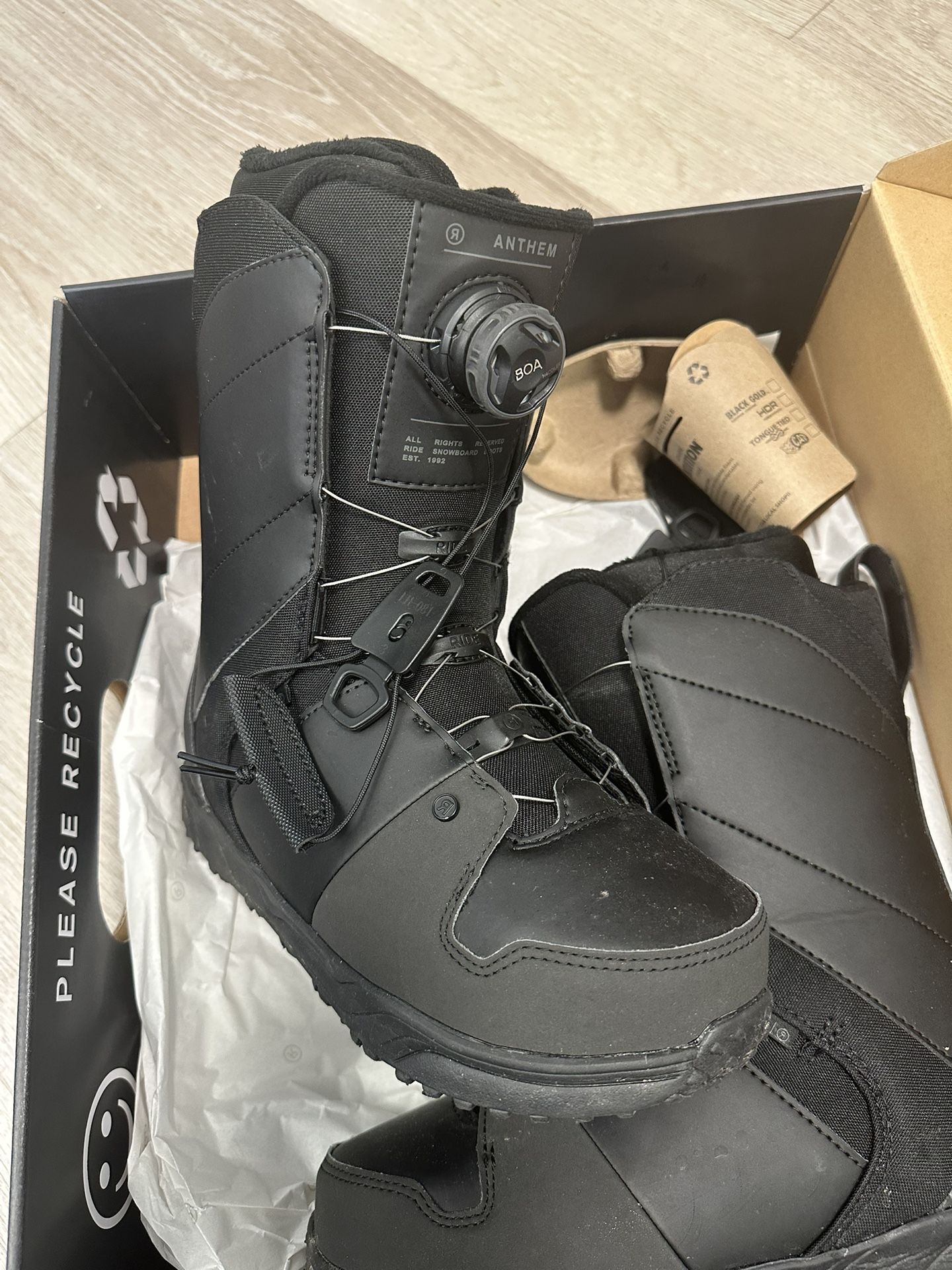 RIDE Anthem Snowboard boots 2023 Size 8
