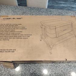 NEW // Baby Bassinet - beside sleeper (dark grey)