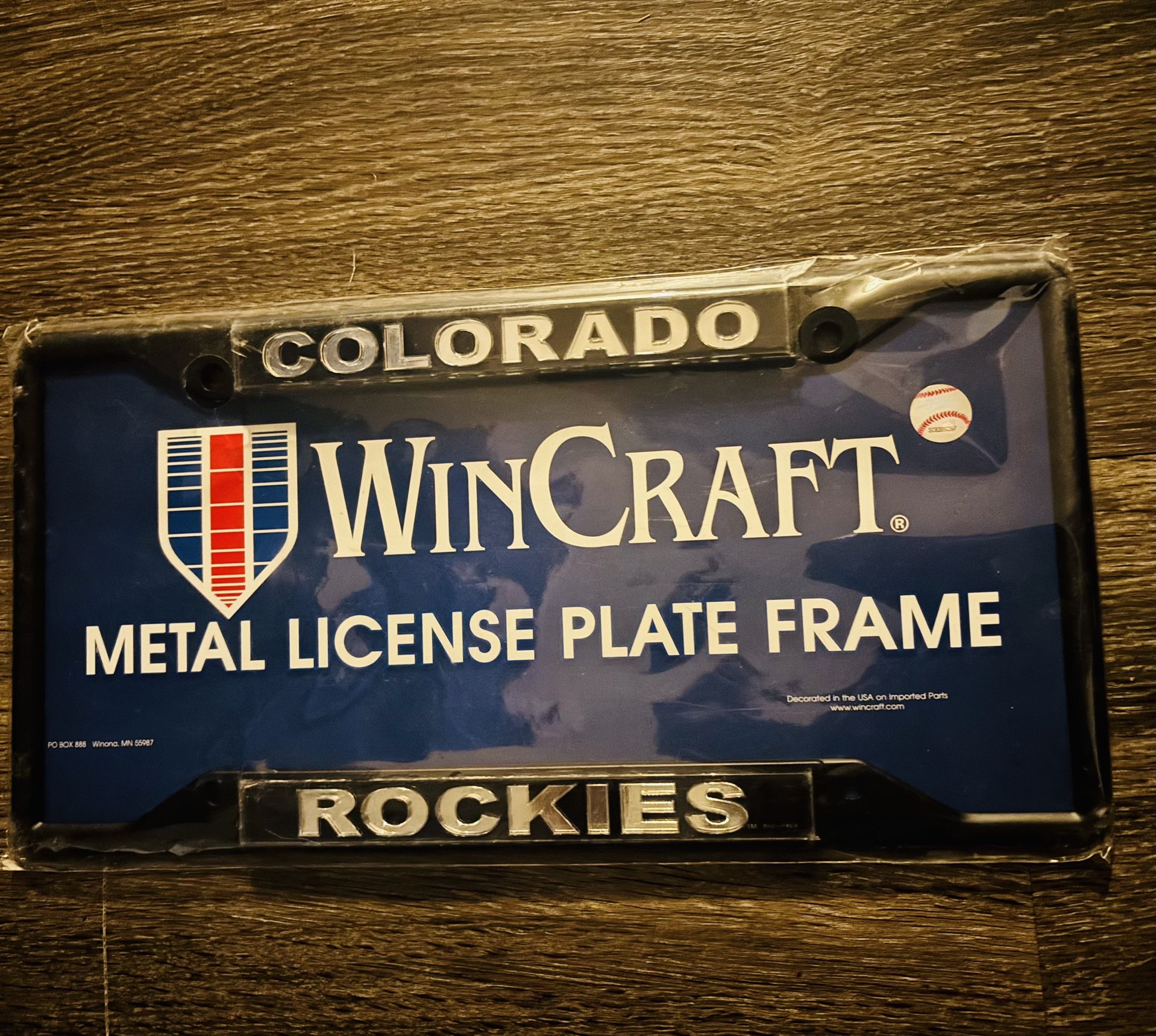 New Colorado Rockies Car Plates
