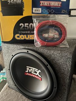 MTX 12” svc 4 ohm subwoofer 🔊 package.