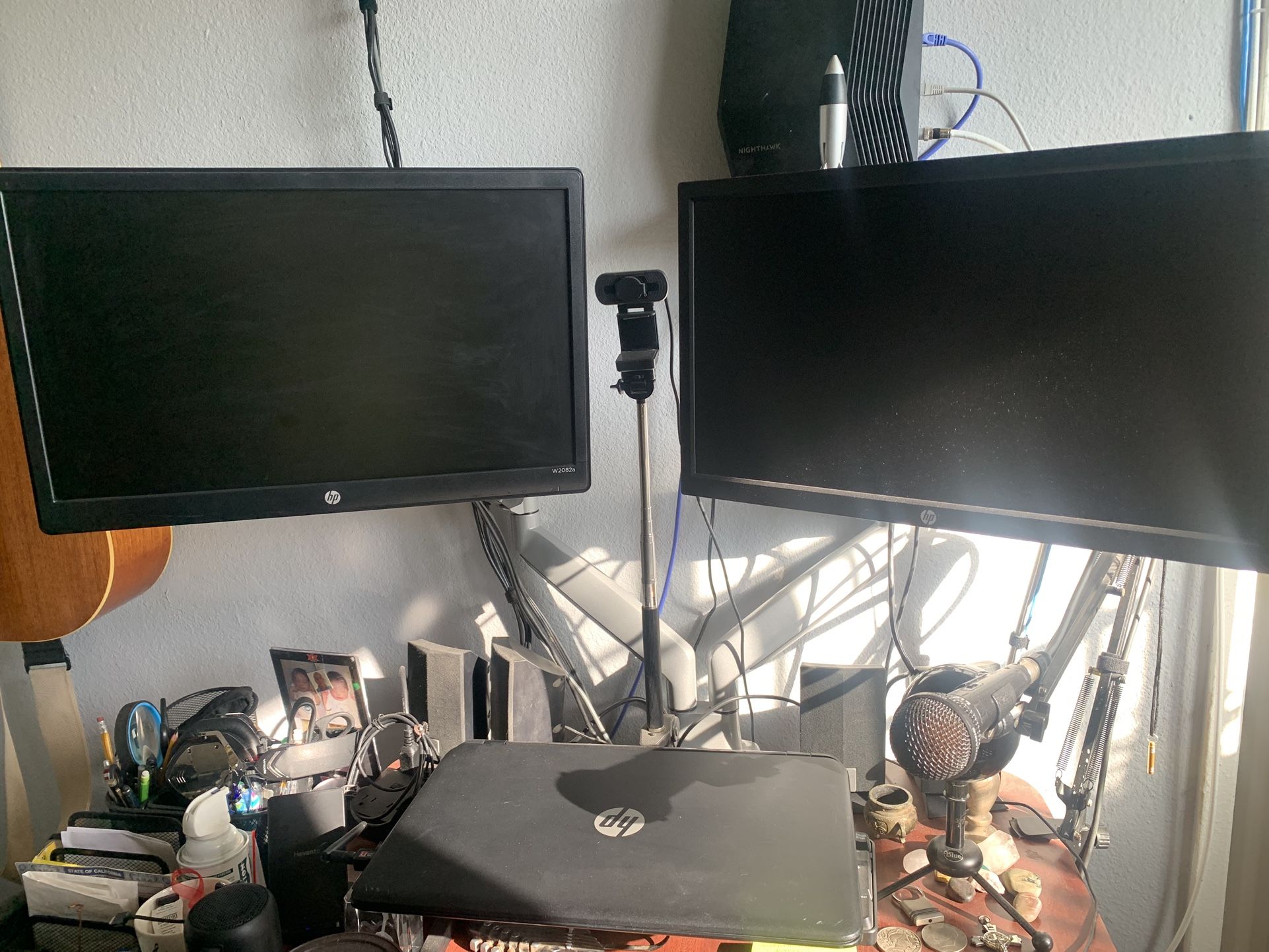 Dual Arm With Monitors Only