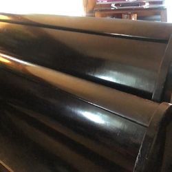 WOOD queen size sleighb bed frame