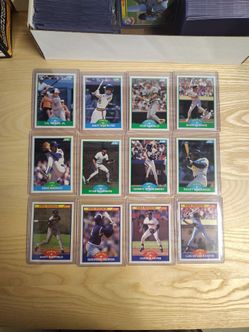 1989 Score Baseball Cards Lot of 12