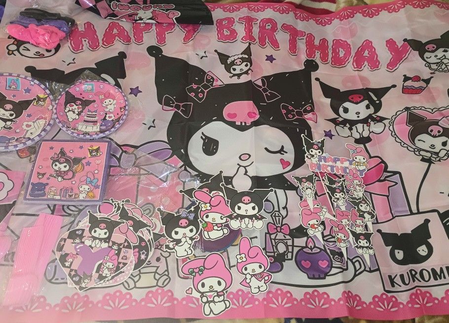 Kuromi Birthday Party Decorations And Party Supplies