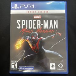 PS4 Disc Game “Spider-Man/Miles Morales”