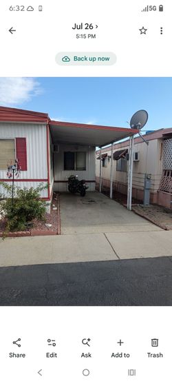 Mobile home for sale as is inherited