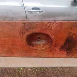 Copper Hand Wrought Countertop And Sink 