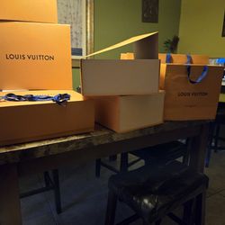 LOUIS VUITTON GIFT BAGS AND BOXES