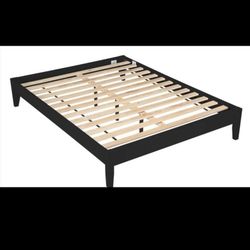 Universal Platform Bed Black, QUEEN. 