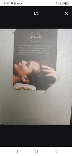 Brea head spa certificate $188 value