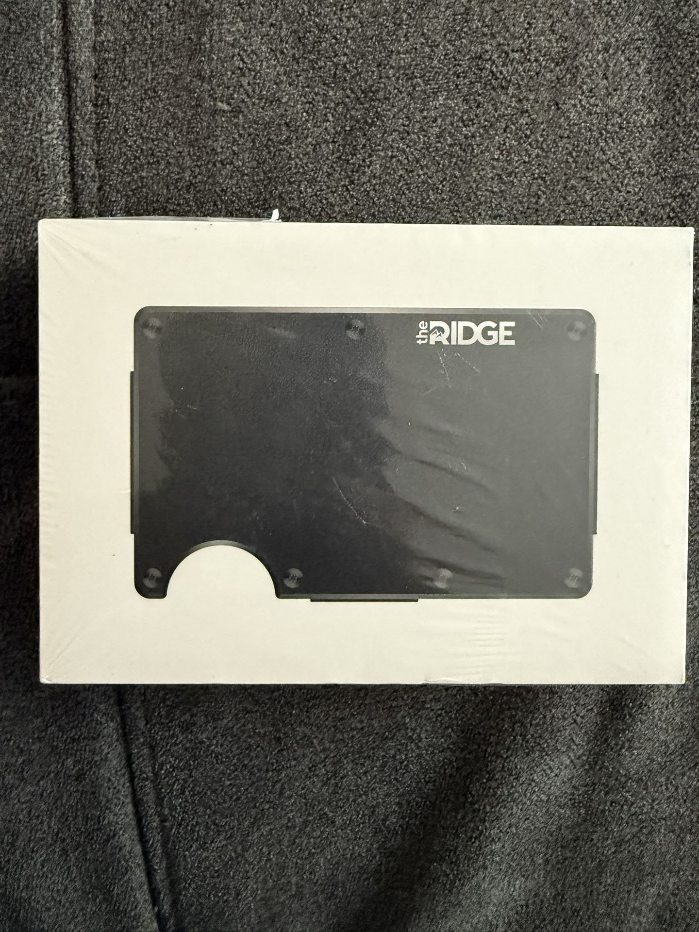 The Ridge Wallet – Aluminum - Black – Brand New Sealed – Price Firm