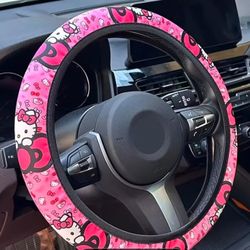 Hello Kitty Steering Wheel Cover