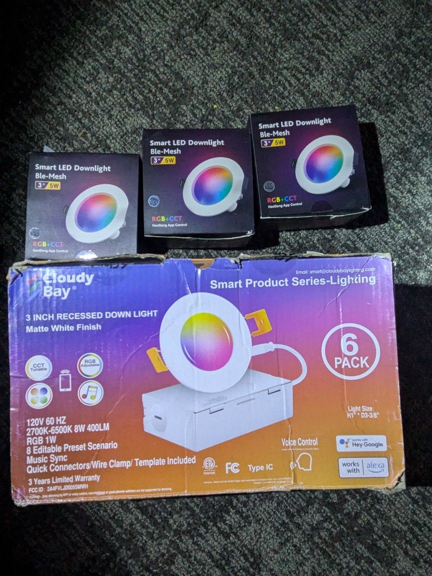 Cloudy Bay 3 in recessed down lights