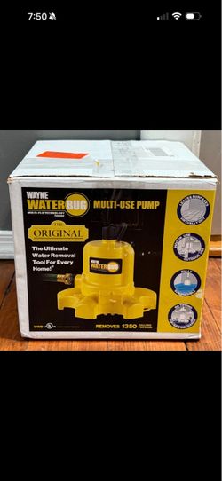 Wayne 1/6 HP WaterBUG Submersible Utility Pump with Multi-Flo Technology (Used)
