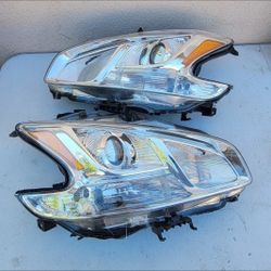 09-14 Nissan Maxima Projector Headlights Luces Calaveras Micas Faros Focos Faroles Headlamps 