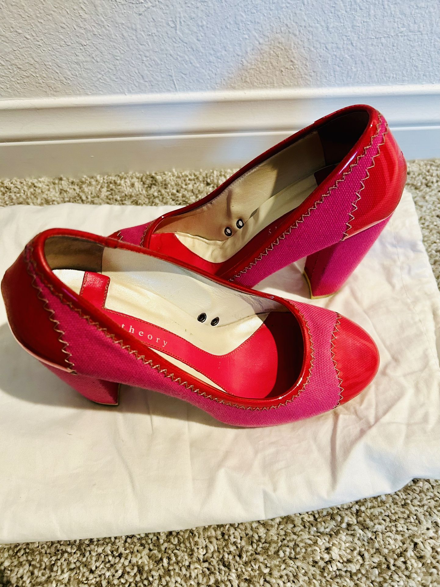 Theory Pink Heels