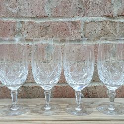 Gorham Crystal Lady Anne Iced Tea Glasses 